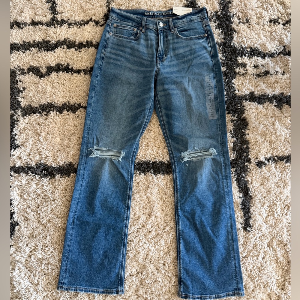 American Eagle Outfitters Medium Indigo Blue Stretch Bootcut Jeans